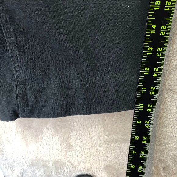 Wrangler Men's Workwear Pants Size 38x26 Hemmed Black Straight Leg Casual - Picture 6 of 16